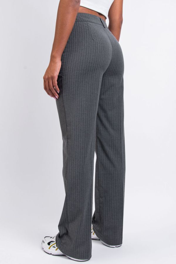 High Waist Suit Pants - Erin Pinstripe