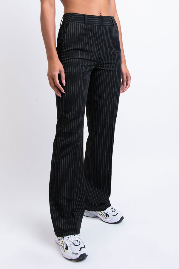 High Waist Suit Pants - Erin Pinstripe